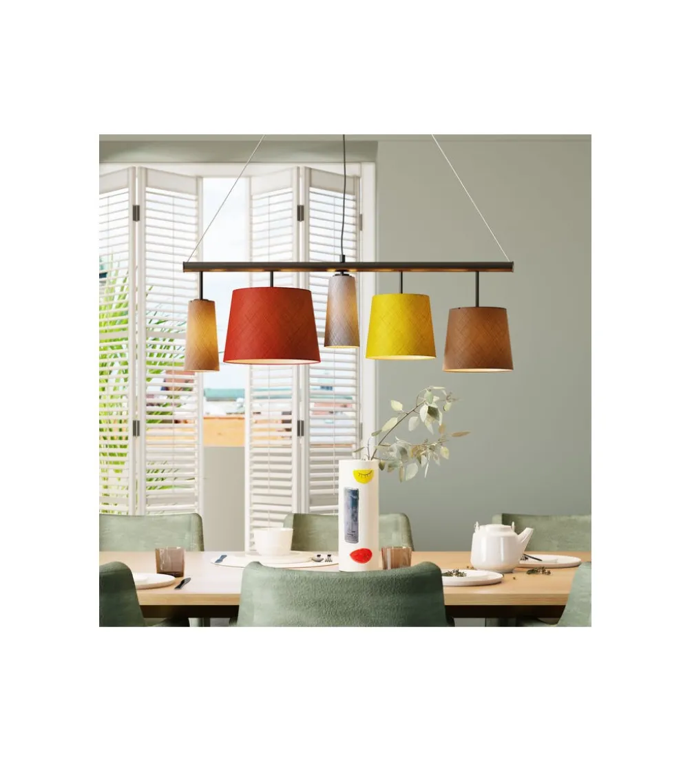 Lampa wisząca PARECCHI 100 cm wielokolorowa