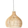 Lampa wisząca Pear 80 cm naturalna
