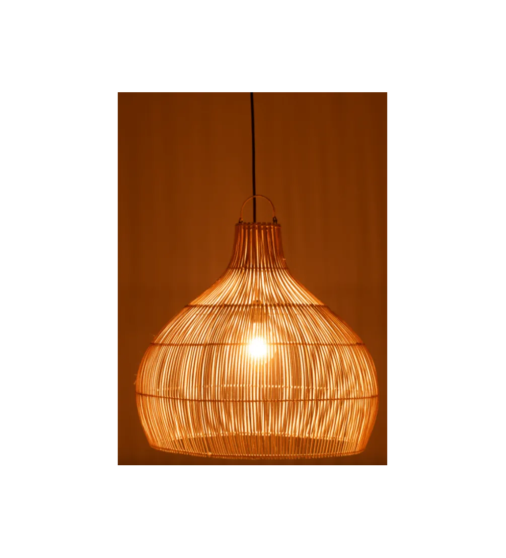 Lampa wisząca Pear 80 cm naturalna