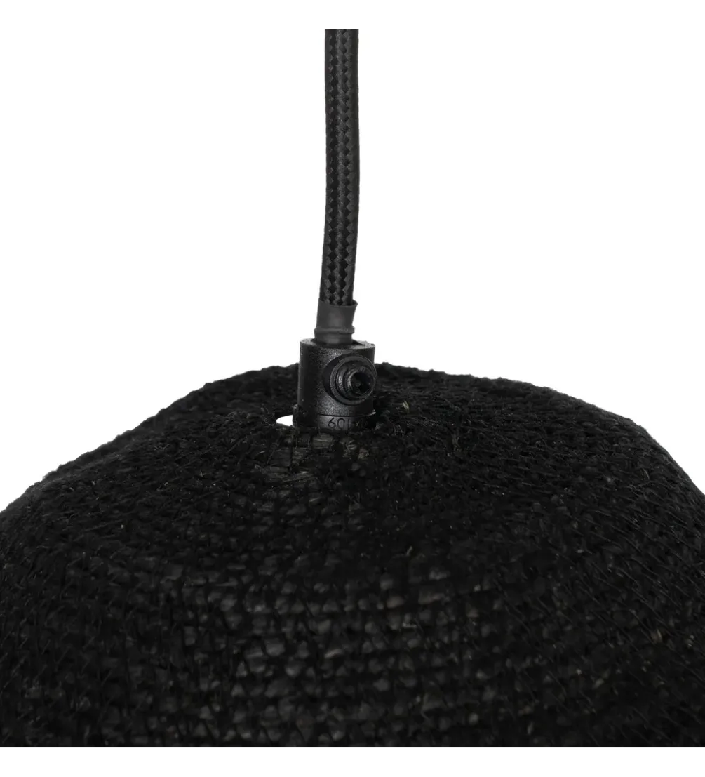 Lampa wisząca REHANELA 40 cm czarna
