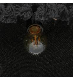 Lampa wisząca REHANELA 60 cm czarna