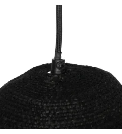 Lampa wisząca REHANELA 60 cm czarna