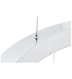 Lampa wisząca RING 60 cm srebrna