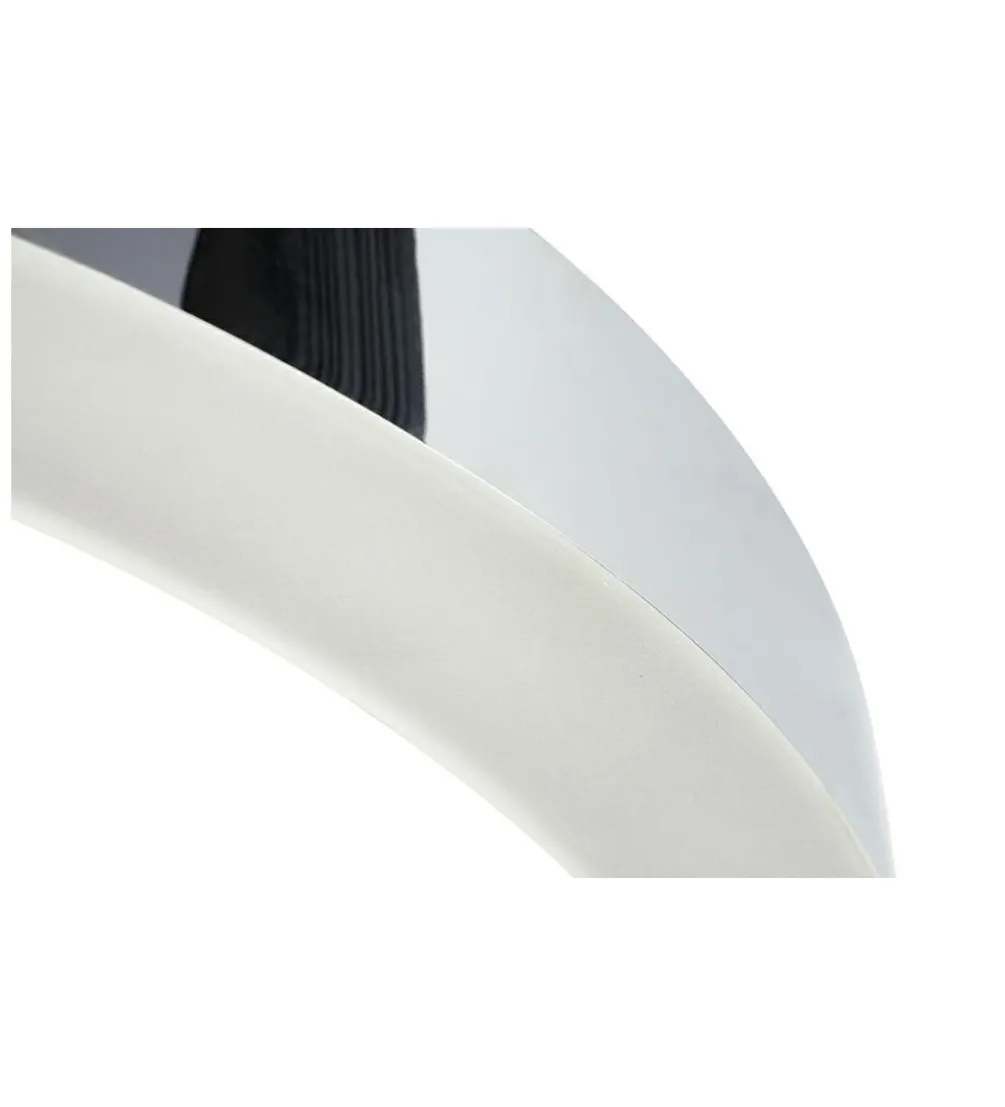 Lampa wisząca RING 80 cm srebrna