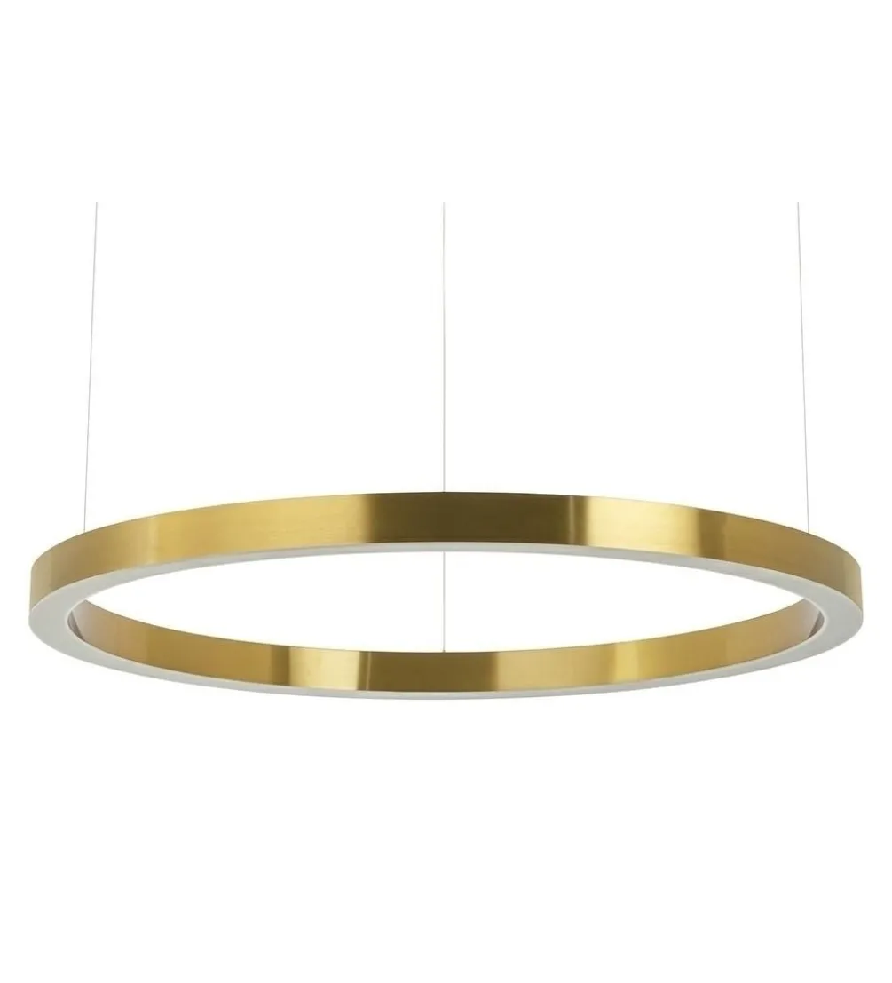 Lampa wisząca RING 100 cm złota