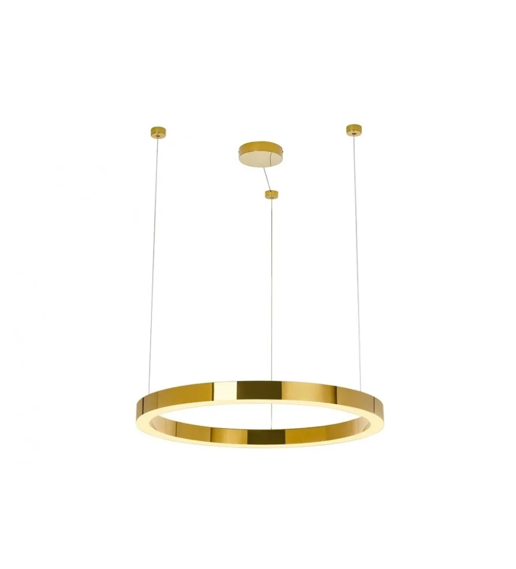 Lampa wisząca RING LUXURY 70Cm Złota