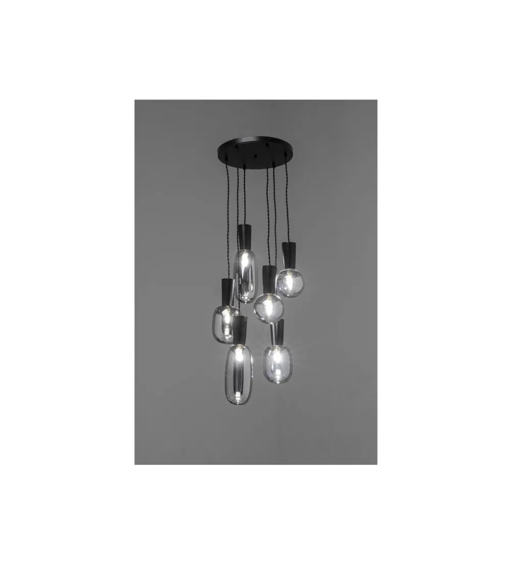 Lampa wisząca ROMEO 42 cm czarna