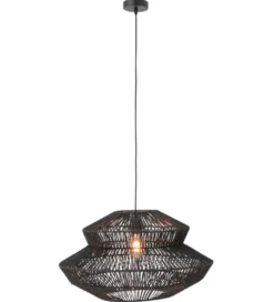 Lampa wisząca ROPEAN 33 cm czarna