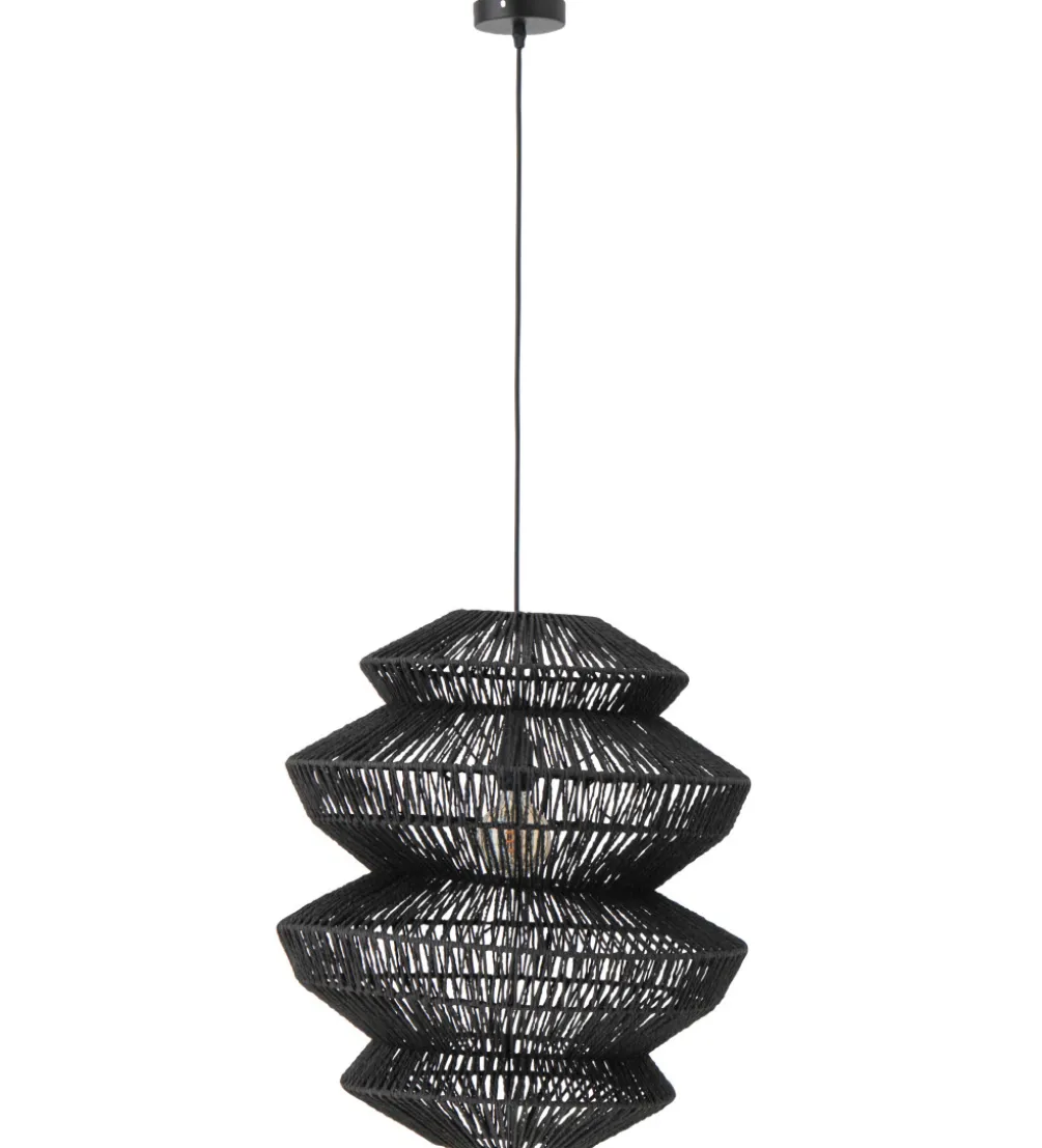 Lampa wisząca ROPEAN 57 cm czarna