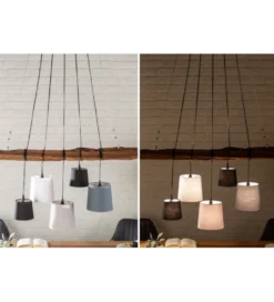Lampa wisząca Saint-Louis 115 cm drewno driftowe