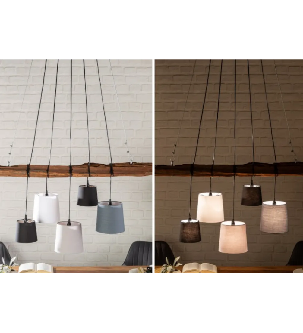 Lampa wisząca Saint-Louis 115 cm drewno driftowe
