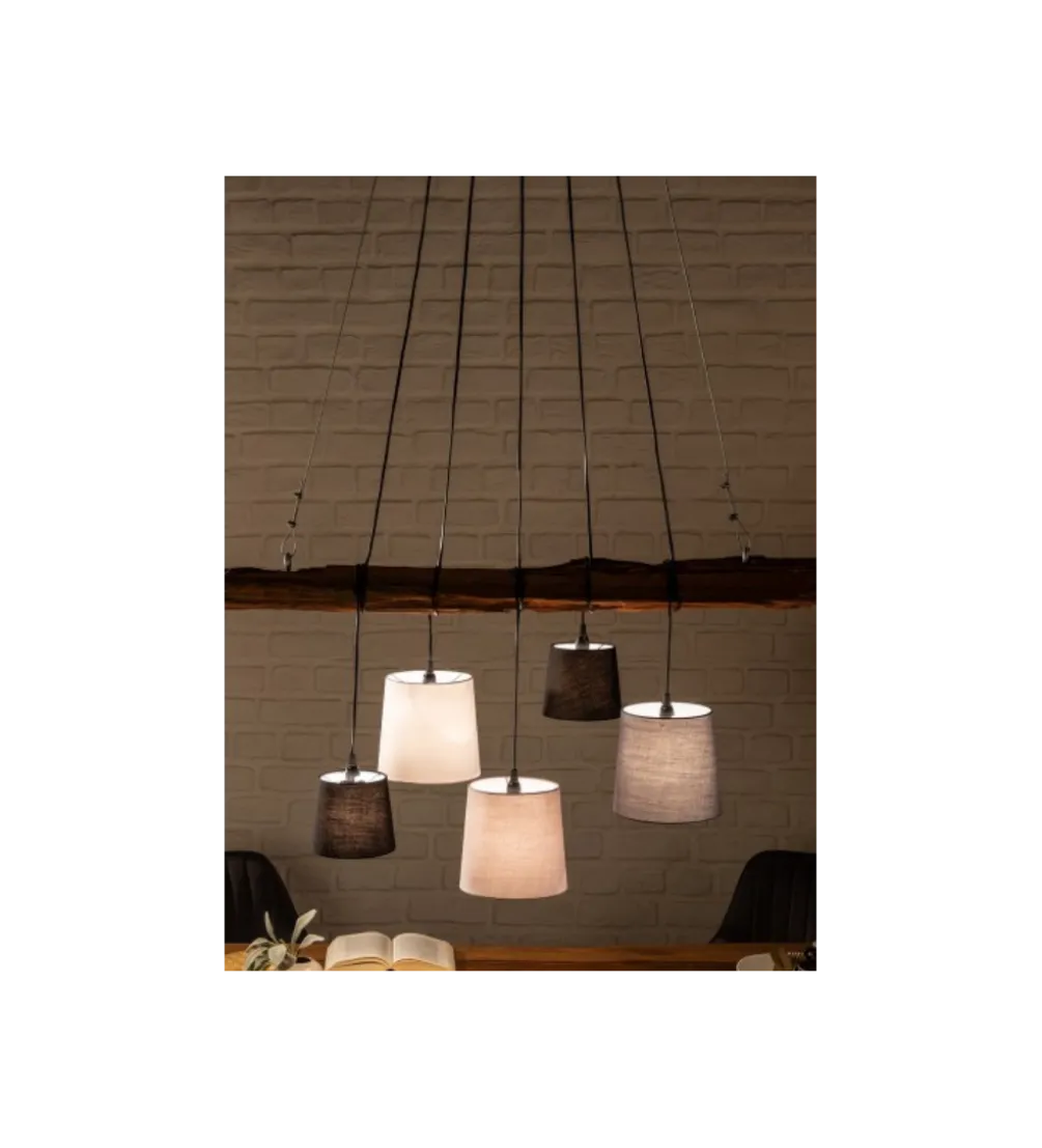 Lampa wisząca Saint-Louis 115 cm drewno driftowe