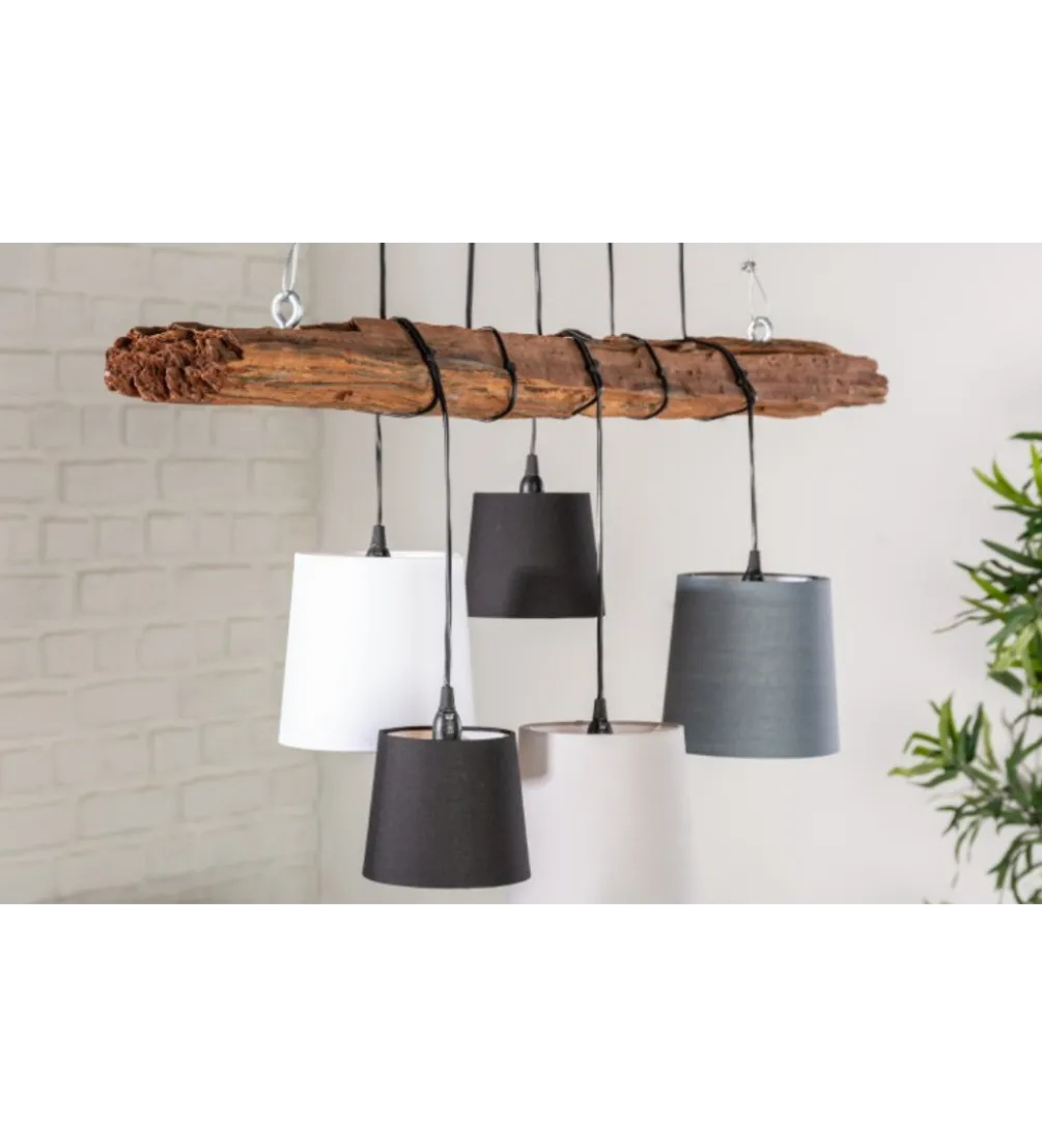 Lampa wisząca Saint-Louis 115 cm drewno driftowe