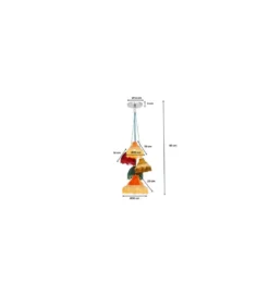 Lampa wisząca SALOON FRINGES 95 cm