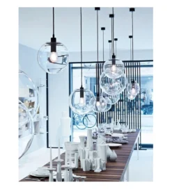 Lampa wisząca SANDRA 40 cm trasnparentny