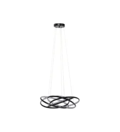 Lampa wisząca SATURN 72 cm czarna