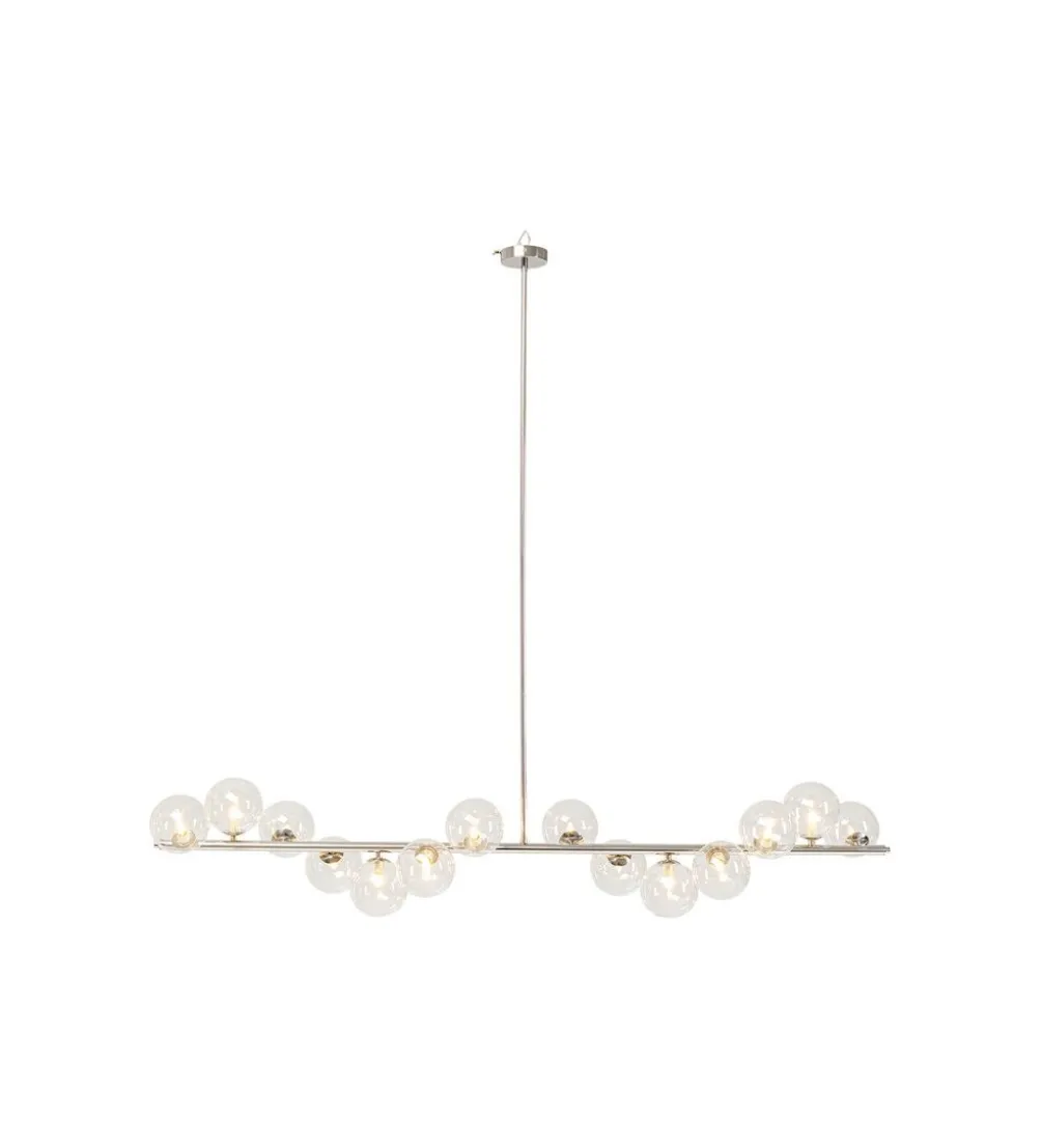 Lampa Wisząca Scala Balls Brass 155 Cm srebrna
