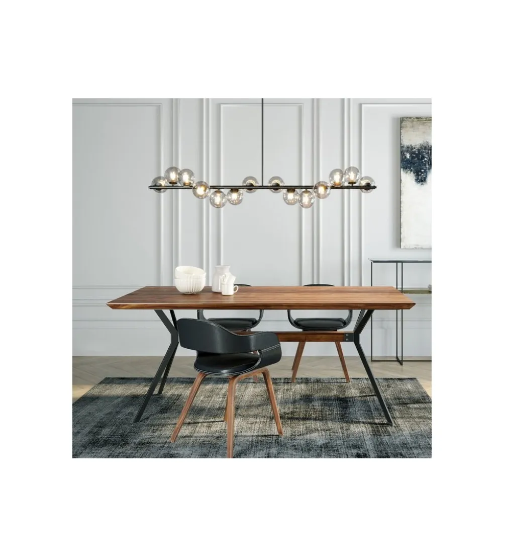 Lampa wisząca SCALA BALLS 150 cm czarna