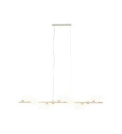 Lampa wisząca SCALA BALLS MILKY 150 cm beżowa