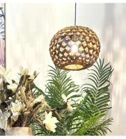 Lampa wisząca SEALY 37 cm trawa morska