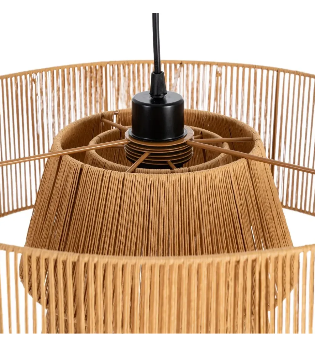 Lampa wisząca SEVEN 50 cm naturalna