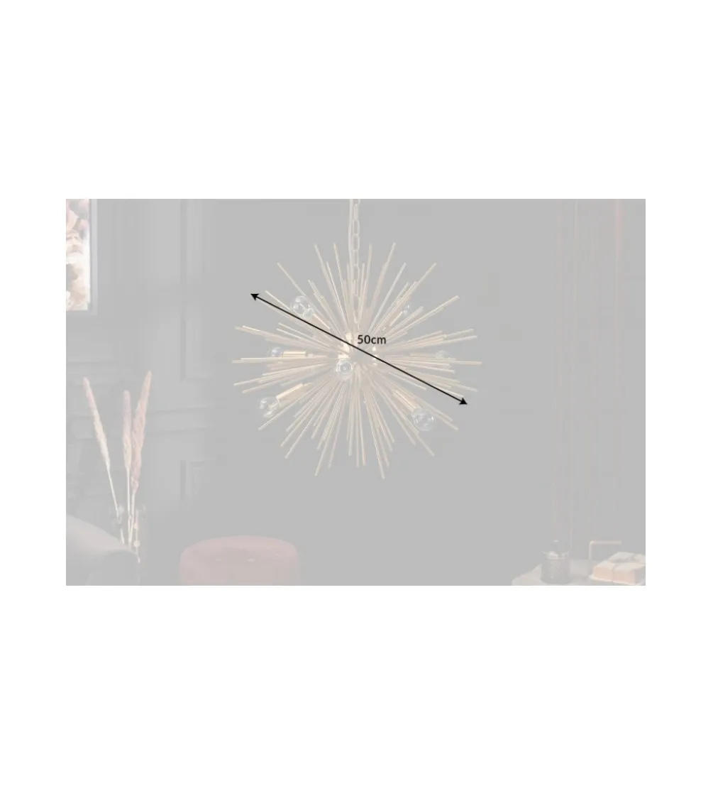 Lampa wisząca SOLARLJOS 50 cm złoty
