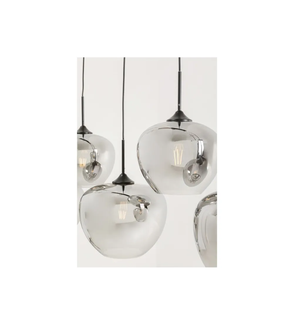 Lampa wisząca SPHERE FIVE 160 cm smoky