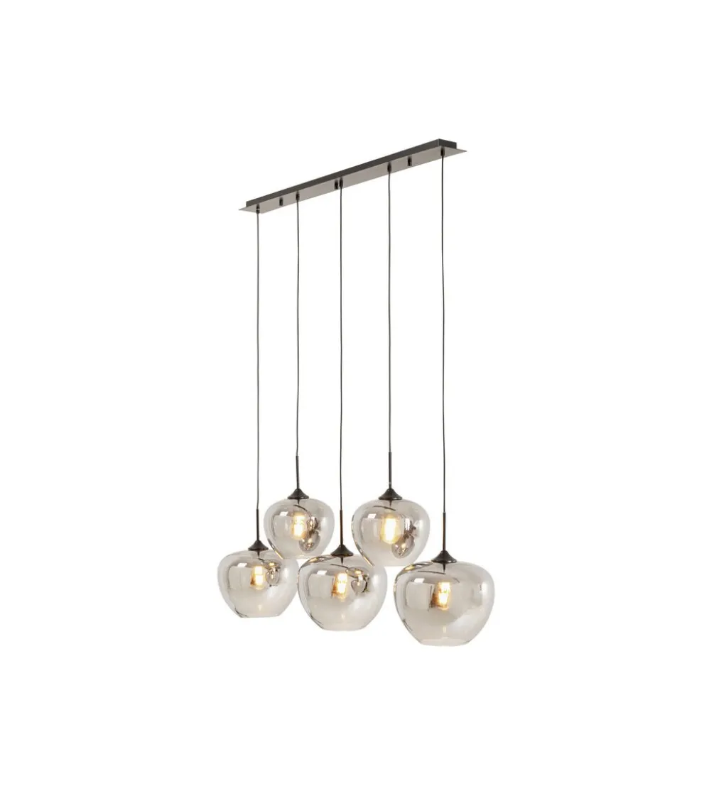 Lampa wisząca SPHERE FIVE 160 cm smoky