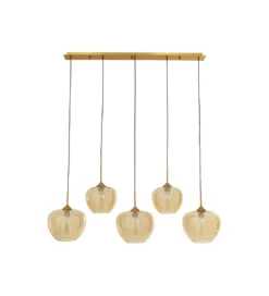 Lampa wisząca SPHERE FIVE 160 cm złota