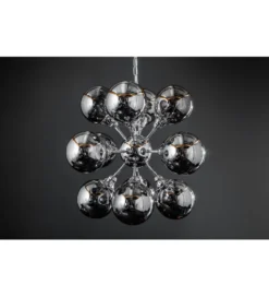 Lampa wisząca STARS 72 cm srebrna