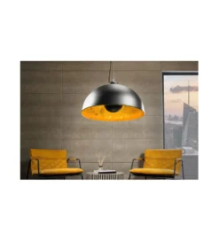 Lampa Wisząca Studio czarno złota