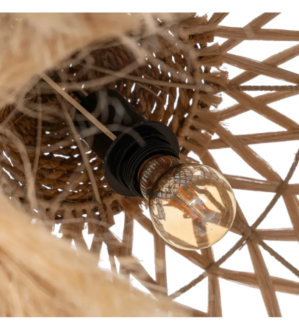 Lampa wisząca SUFRI 50 cm Naturalne włókno