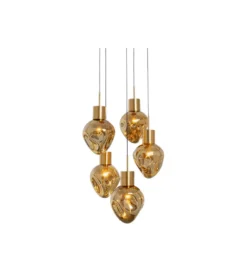 Lampa wisząca SUPERNOVA AMBER CINQUE 50 cm