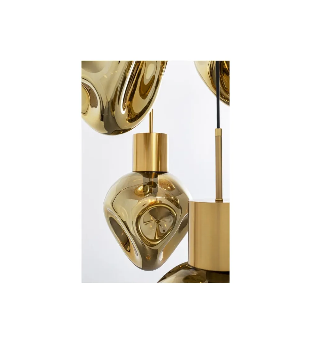 Lampa wisząca SUPERNOVA AMBER CINQUE 50 cm