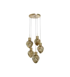 Lampa wisząca SUPERNOVA AMBER CINQUE 50 cm