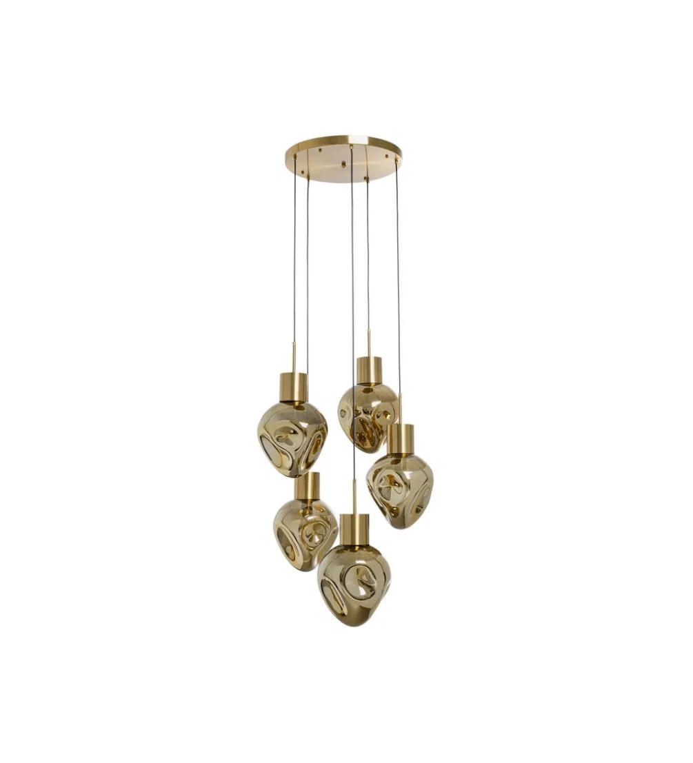 Lampa wisząca SUPERNOVA AMBER CINQUE 50 cm