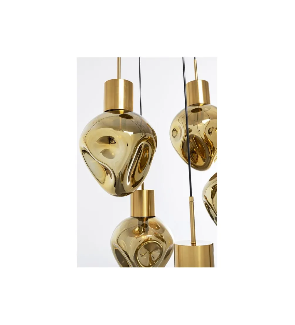 Lampa wisząca SUPERNOVA AMBER CINQUE 50 cm
