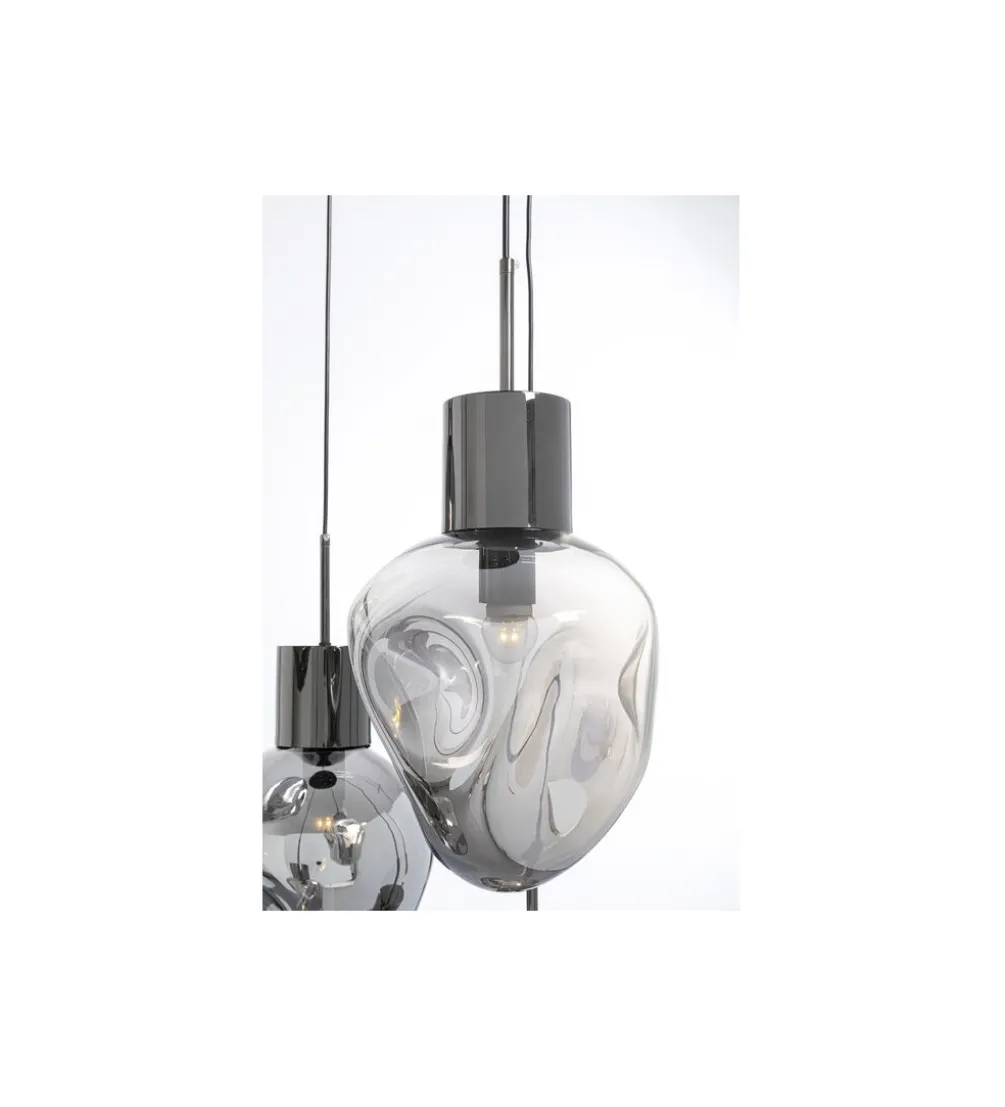 Lampa wisząca SUPERNOVA 50 cm smoky