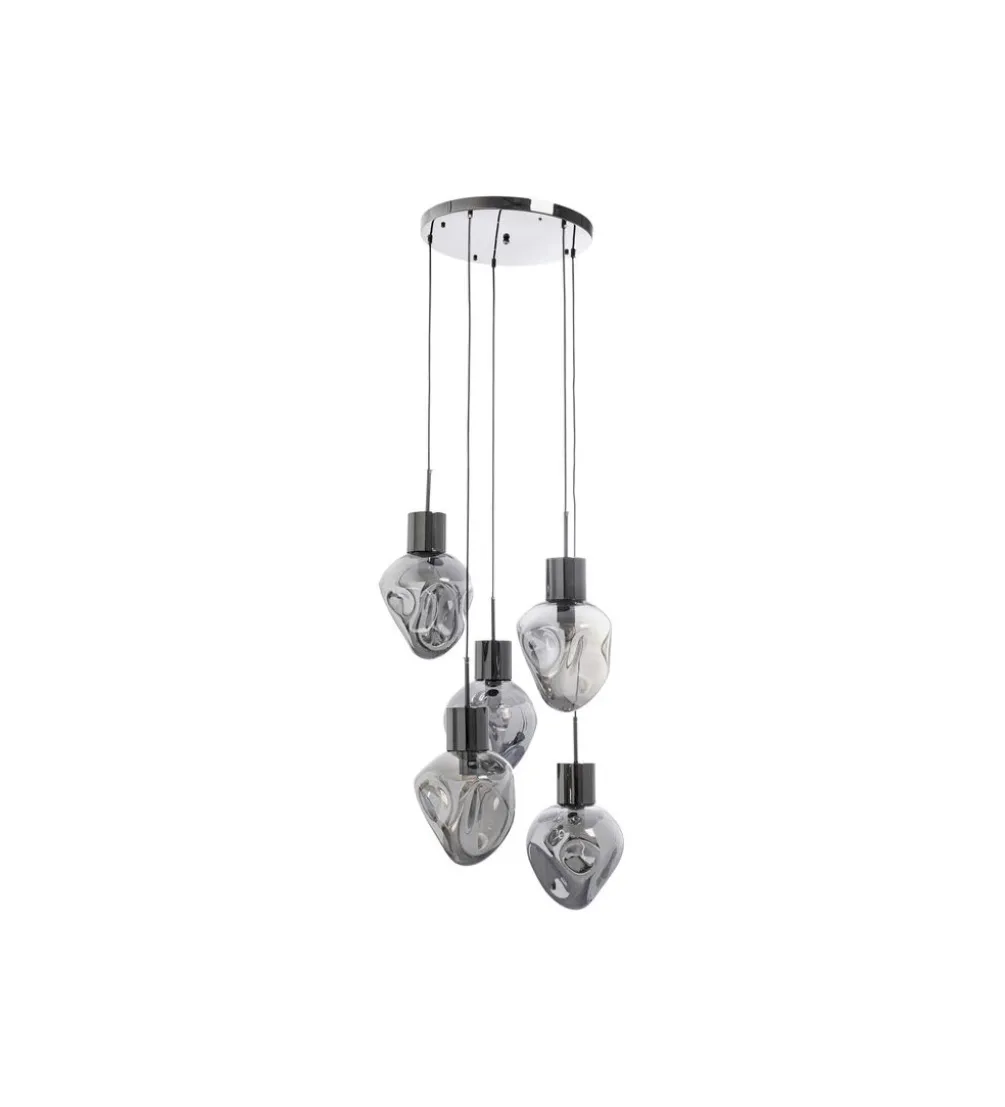 Lampa wisząca SUPERNOVA 50 cm smoky
