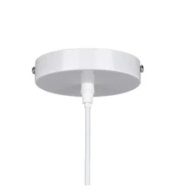 Lampa wisząca TECHO 52 cm ratan kremowa