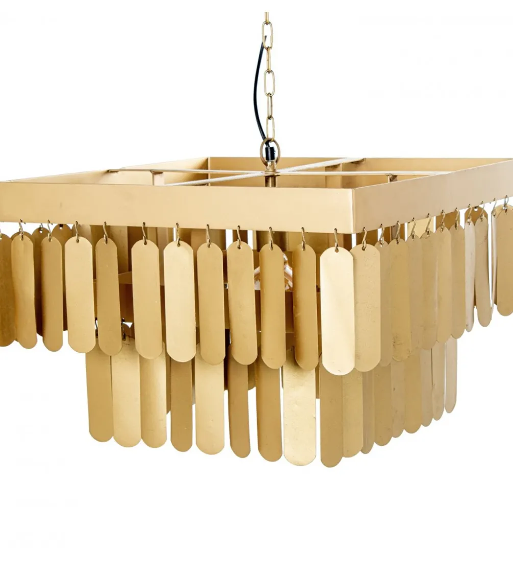Lampa wisząca TECHO 50 cm złota