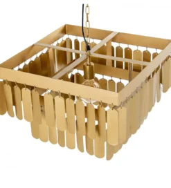 Lampa wisząca TECHO 50 cm złota