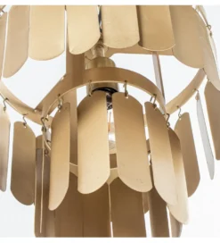 Lampa wisząca TECHO 30 cm złota