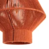 Lampa wisząca TEJA 25 cm lina papierowa ceglasty