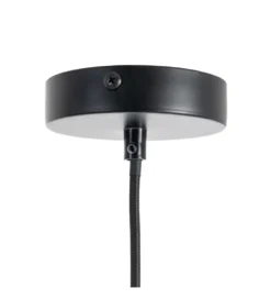 Lampa wisząca TEJA 30 cm lina papierowa ceglasty