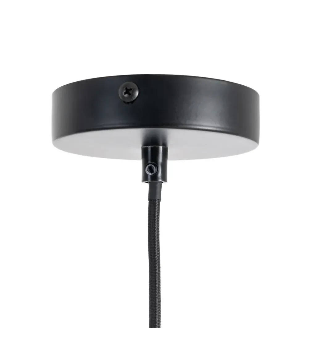 Lampa wisząca TEJA 30 cm lina papierowa ceglasty