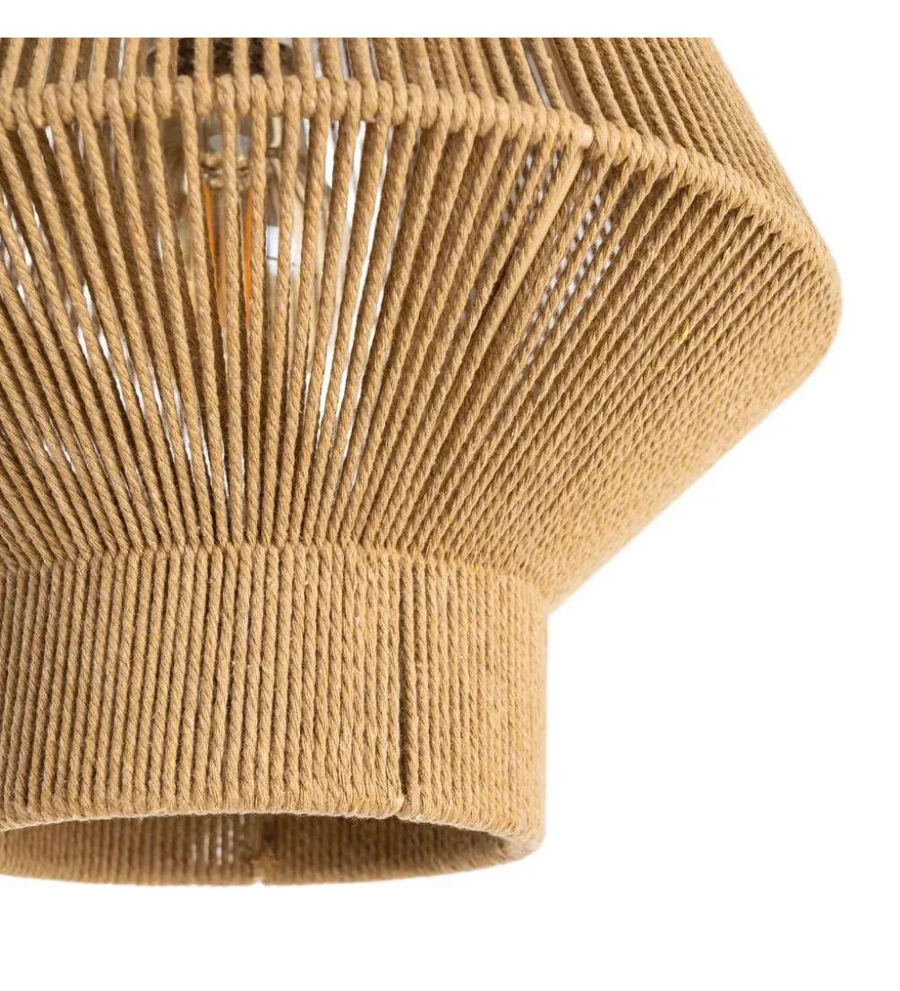 Lampa wisząca TEJA 25 cm lina papierowa naturalny