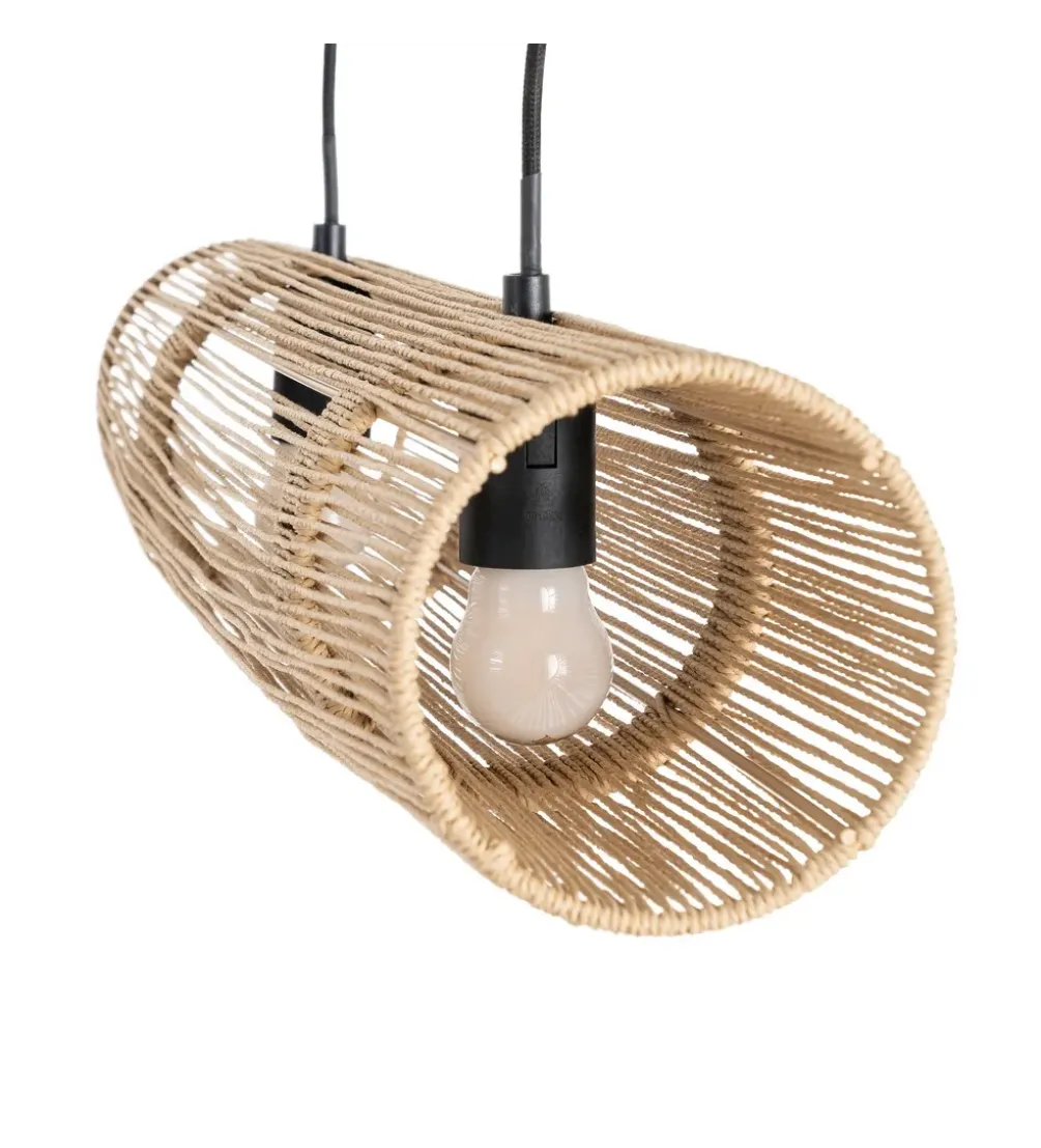 Lampa wisząca VAISE 60 cm kremowa