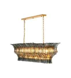 Lampa wisząca VENEZIA 130 cm niebieska