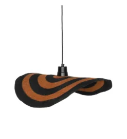 Lampa wisząca WRENKMA 60 cm pomarańczowo czarna